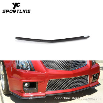 Carbon Fiber Car Front Spoiler Lip for Cadillac CTS V 2013-2014